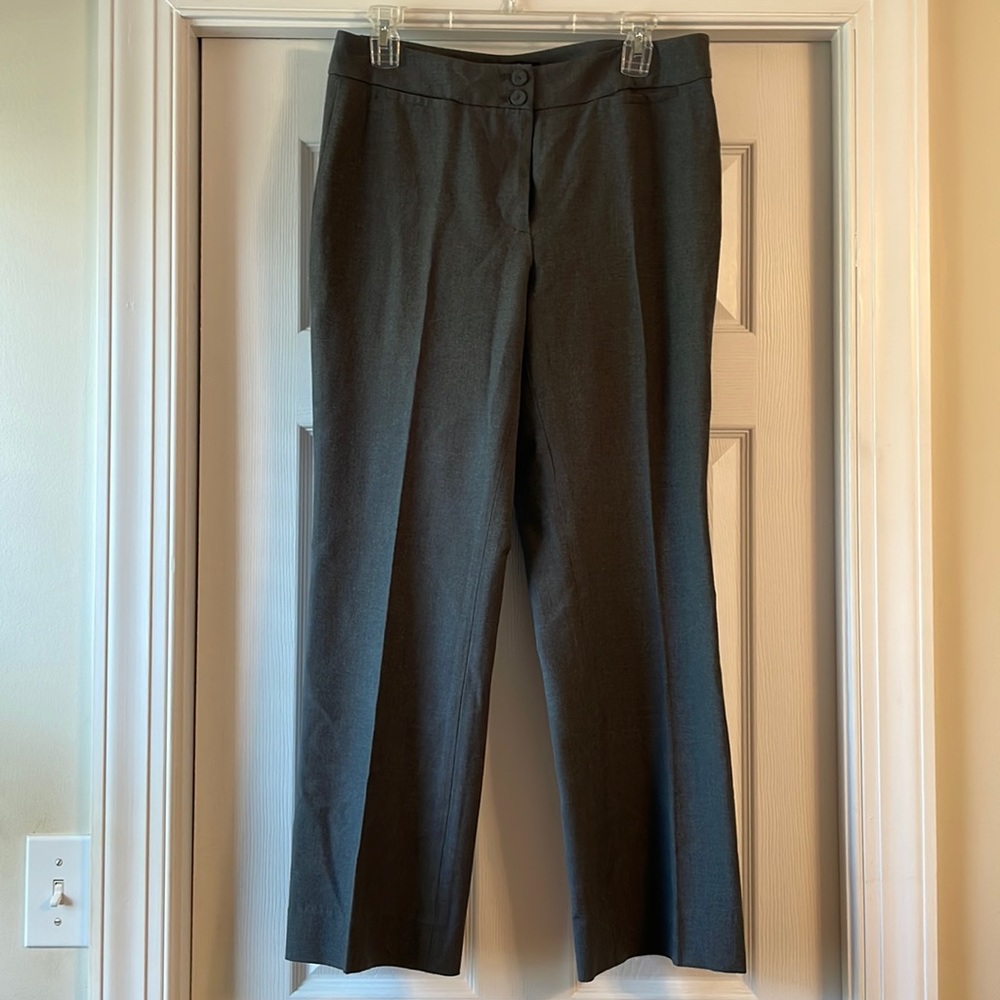 Talbots Petites 8P Gray Trousers